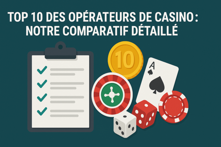 Top 10 des Opérateurs de Casino